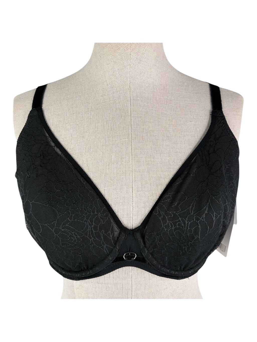 Nwt Chantelle Belle Lightweight Plunge Bra Sz 34dd * Black Lace Spacer Cups